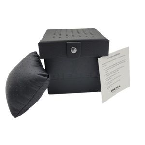 DIESEL SINGLE PRESENTATION SLOT GIFT WATCH BOX WITH CARE CARD